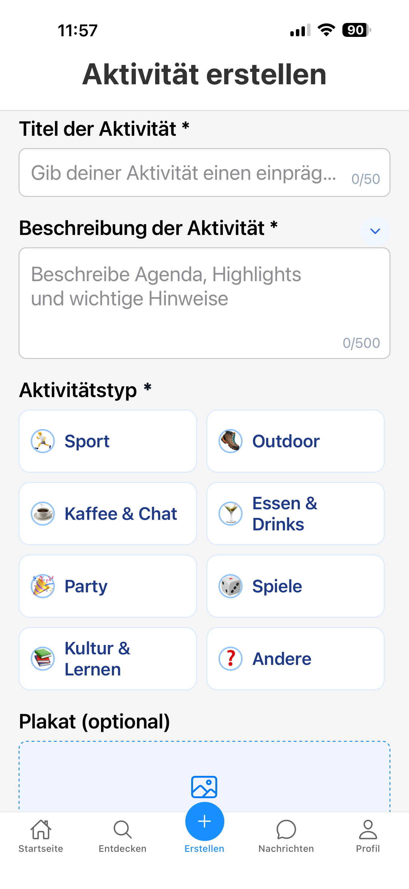 Create Event